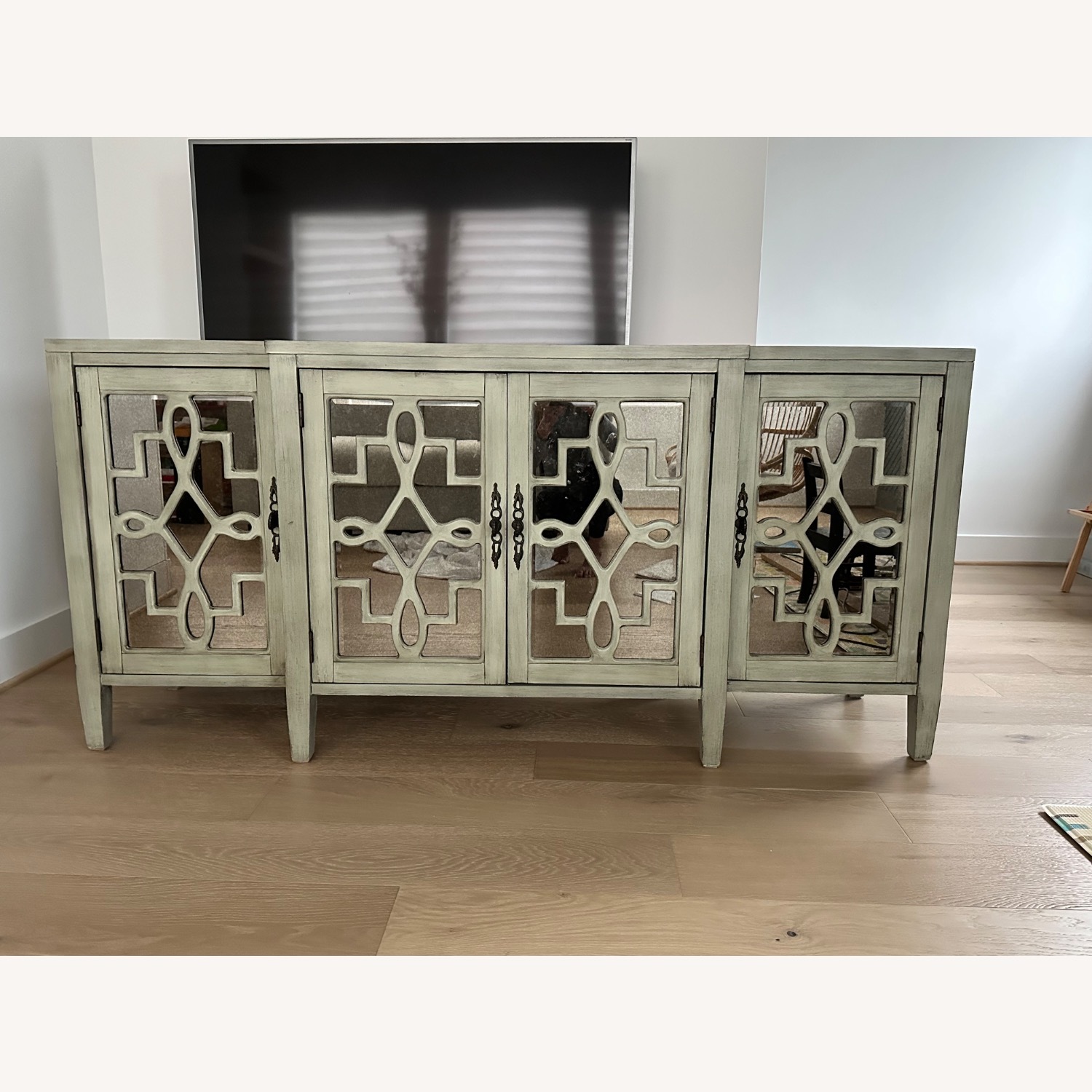 Stein World Light Gray Media Storage - image-9