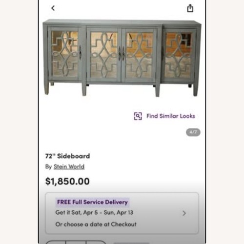 Used Stein World Light Gray Media Storage for sale on AptDeco