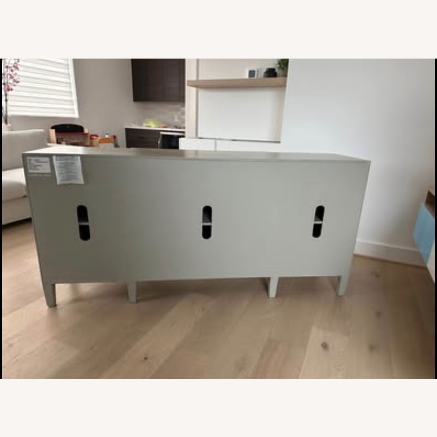 Stein World Light Gray Media Storage - image-4