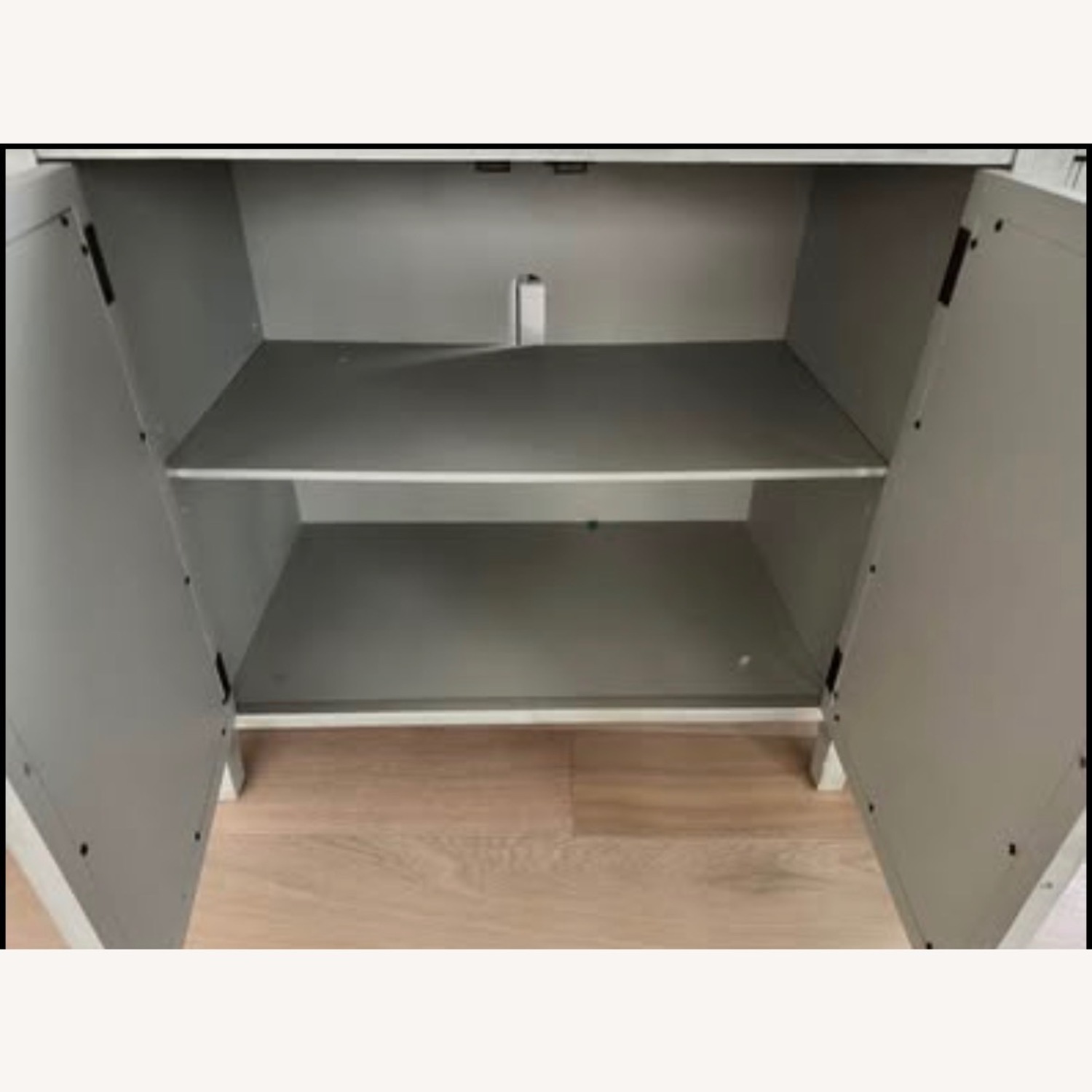 Stein World Light Gray Media Storage - image-8