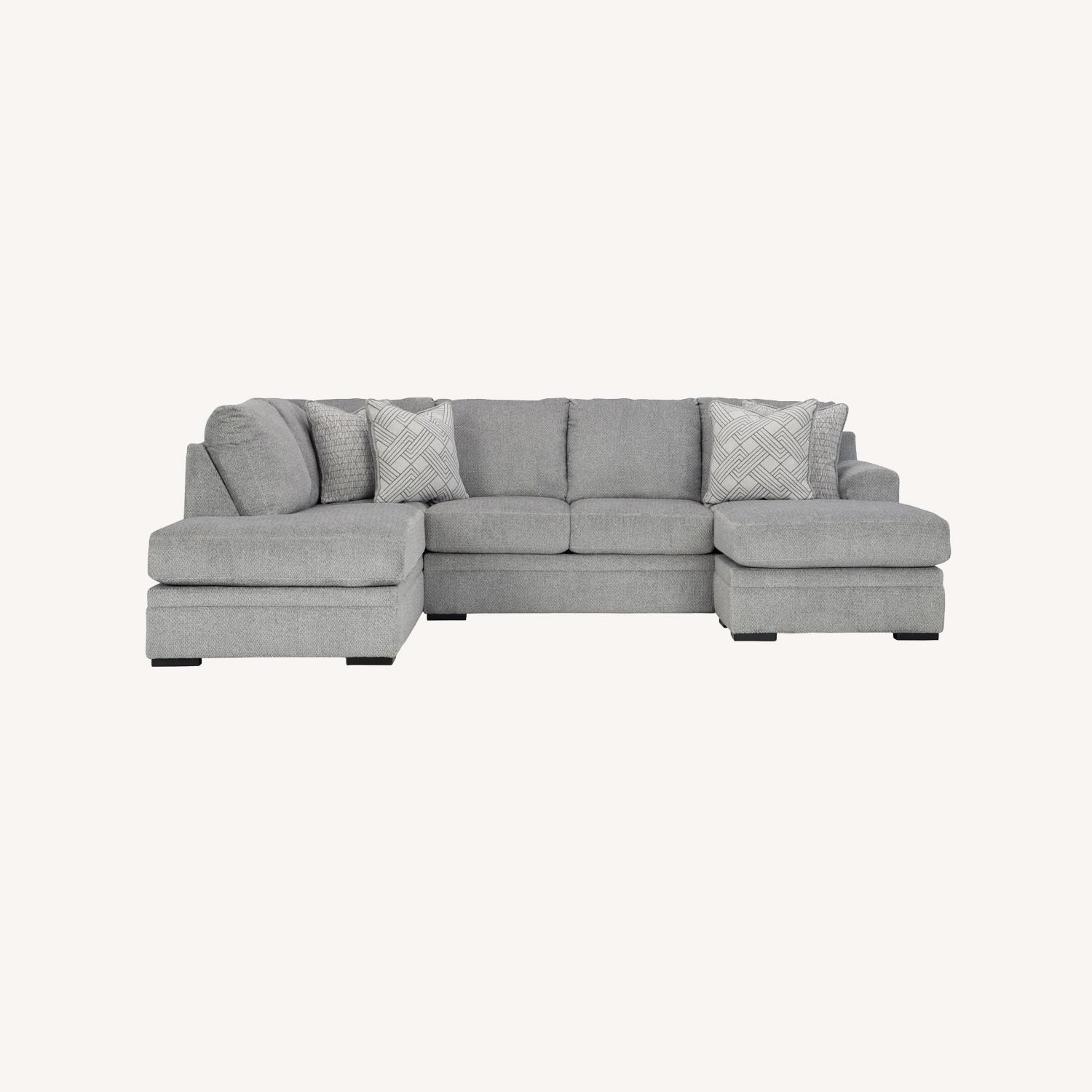 Raymour & Flanigan Casselbury 2-Piece Couch with Chaise - image-0