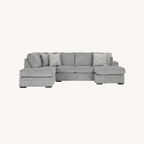 Used Raymour & Flanigan Casselbury 2-Piece Couch with Chaise for sale on AptDeco