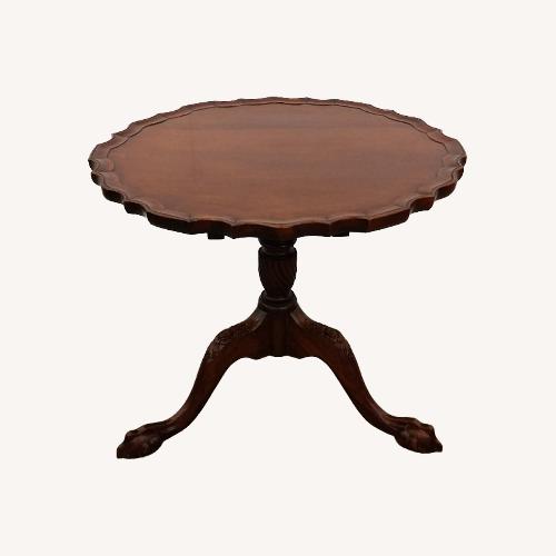 Used Antique Tilt Top "Pie Crust" Side Table for sale on AptDeco