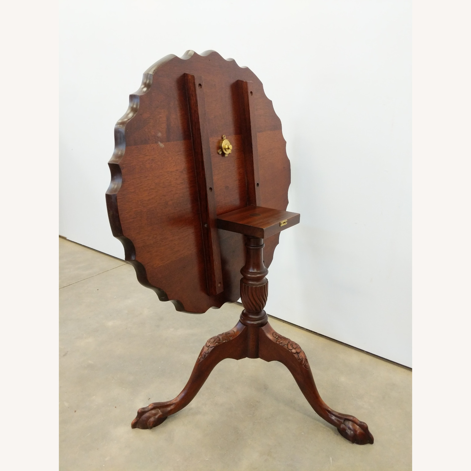 Antique Tilt Top "Pie Crust" Side Table - image-6