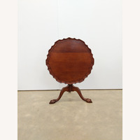 Antique Tilt Top "Pie Crust" Side Table