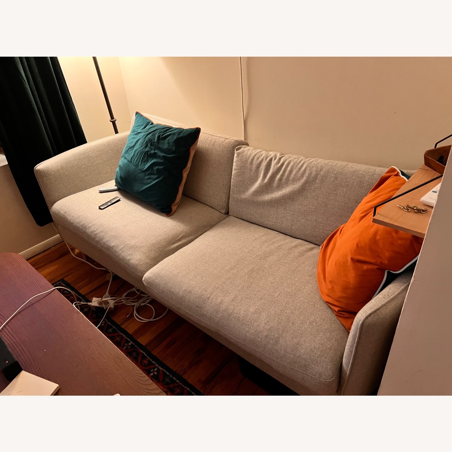 BoConcept Lillie White Wool Blend 3+ Seater Sofa - image-4