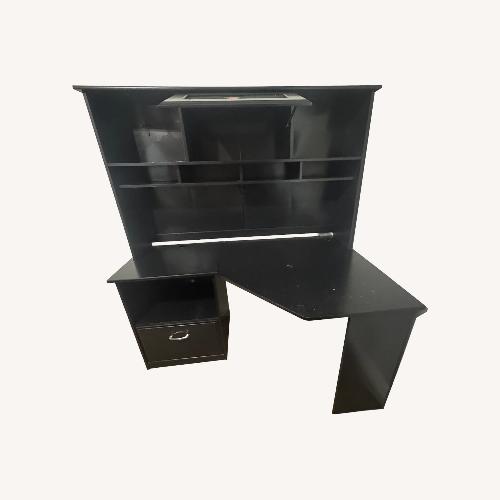 Used L-Shaped Corner Desk with Hutch for sale on AptDeco