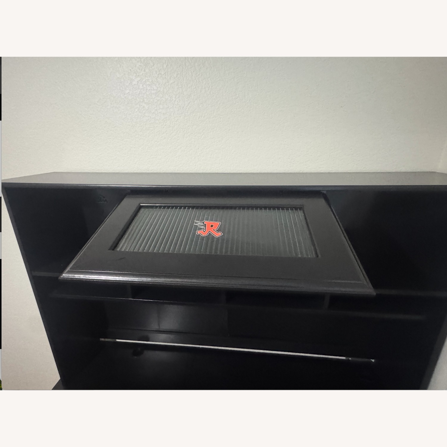 L-Shaped Corner Desk with Hutch - image-2