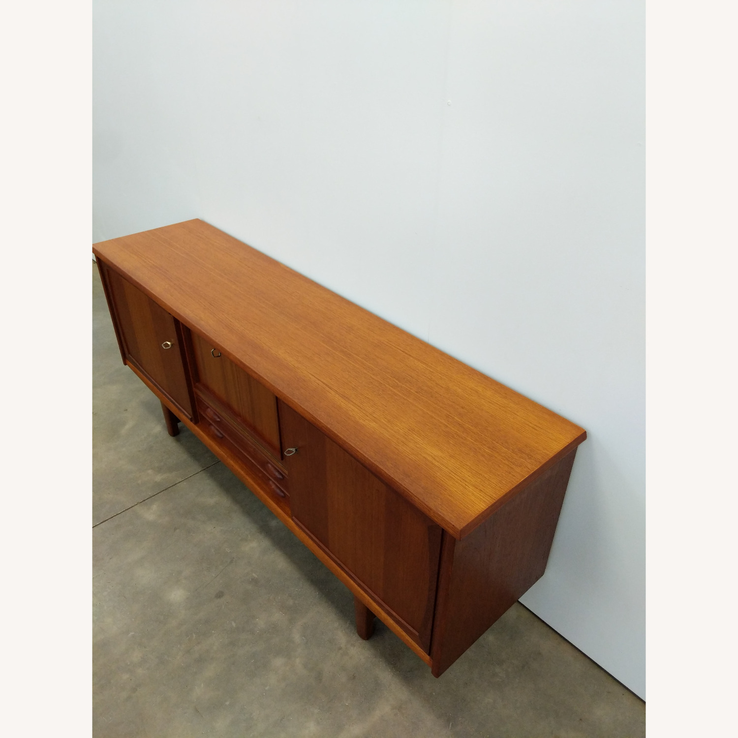 Vintage Mid Century Modern Teak Credenza - image-6