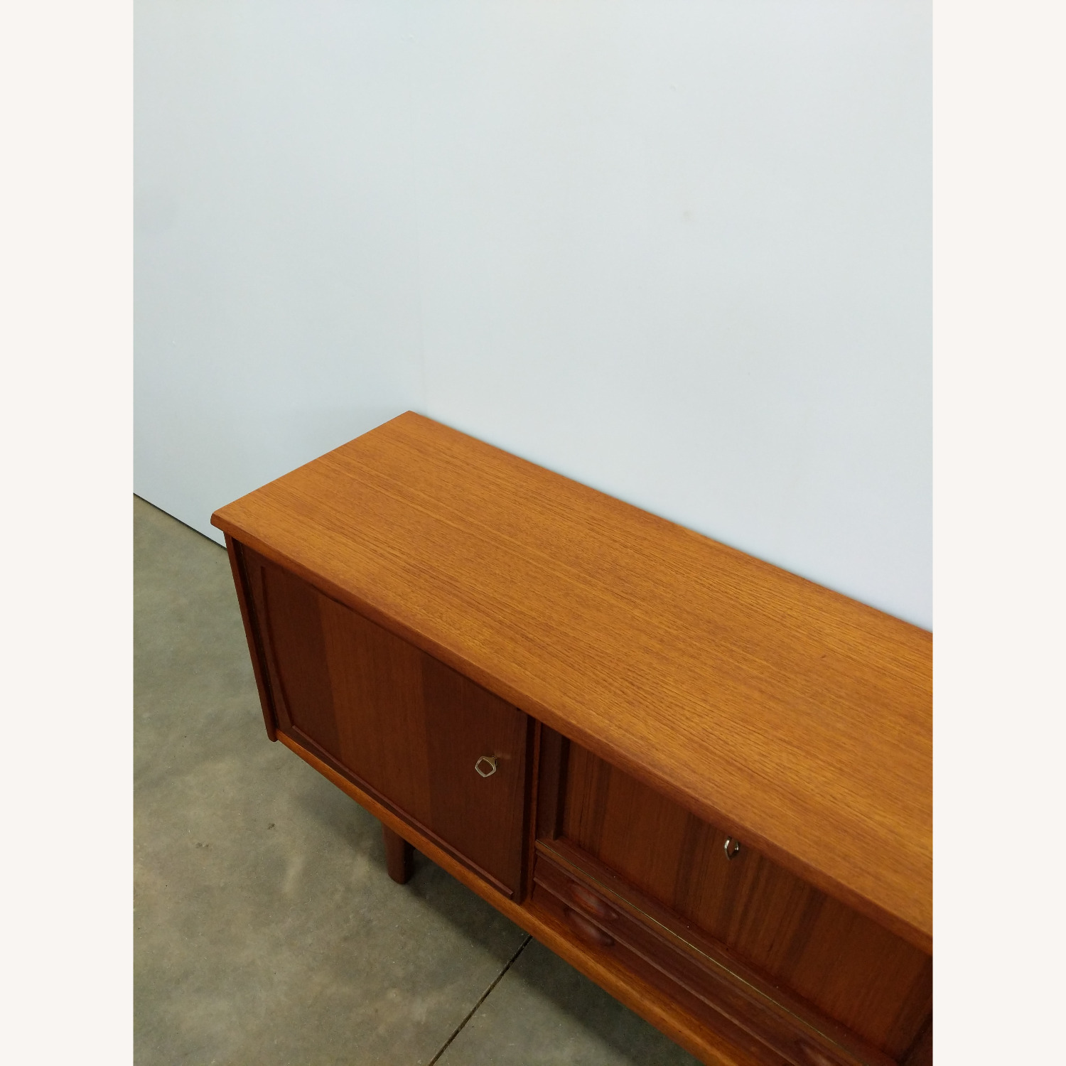 Vintage Mid Century Modern Teak Credenza - image-7