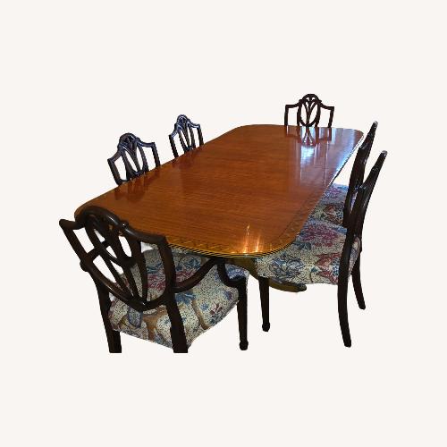 Used Drexel Dark Brown Wood Dining Table for sale on AptDeco