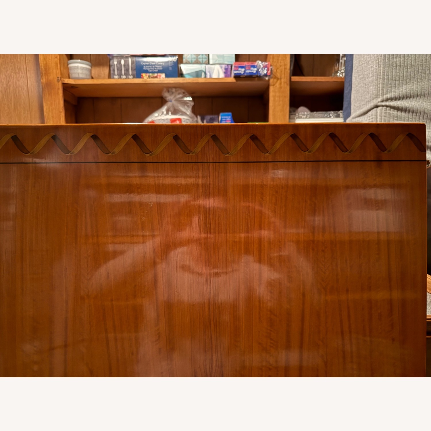 Drexel Dark Brown Wood Dining Table - image-5