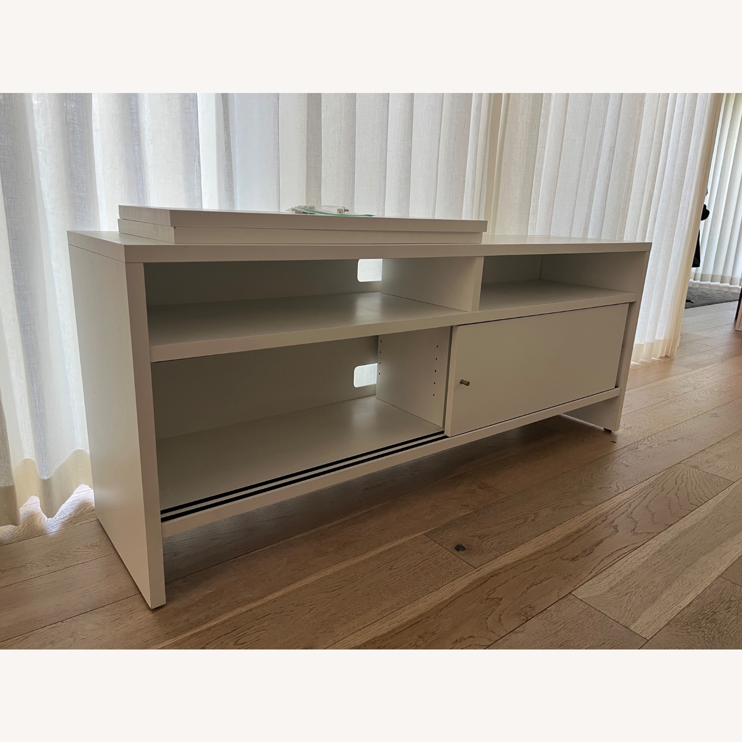 Room & Board Addison White Wood Media Storage - image-4