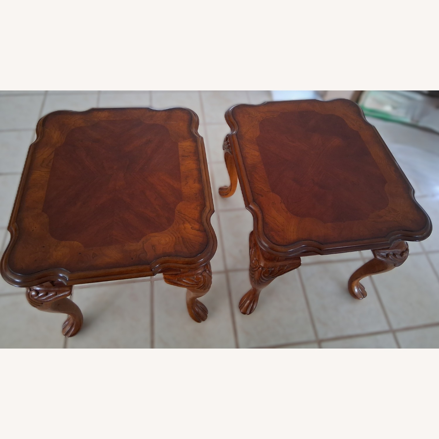 Chippendale Style Coffee & End Table Set - image-4
