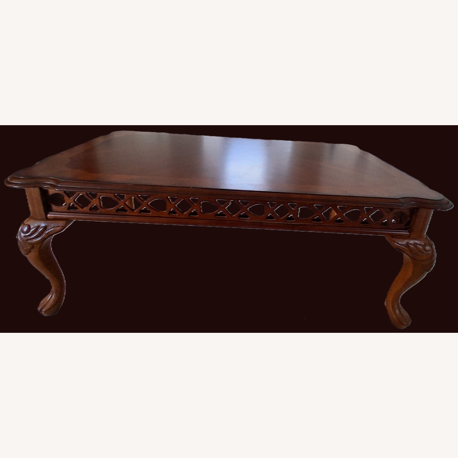 Chippendale Style Coffee & End Table Set - image-3