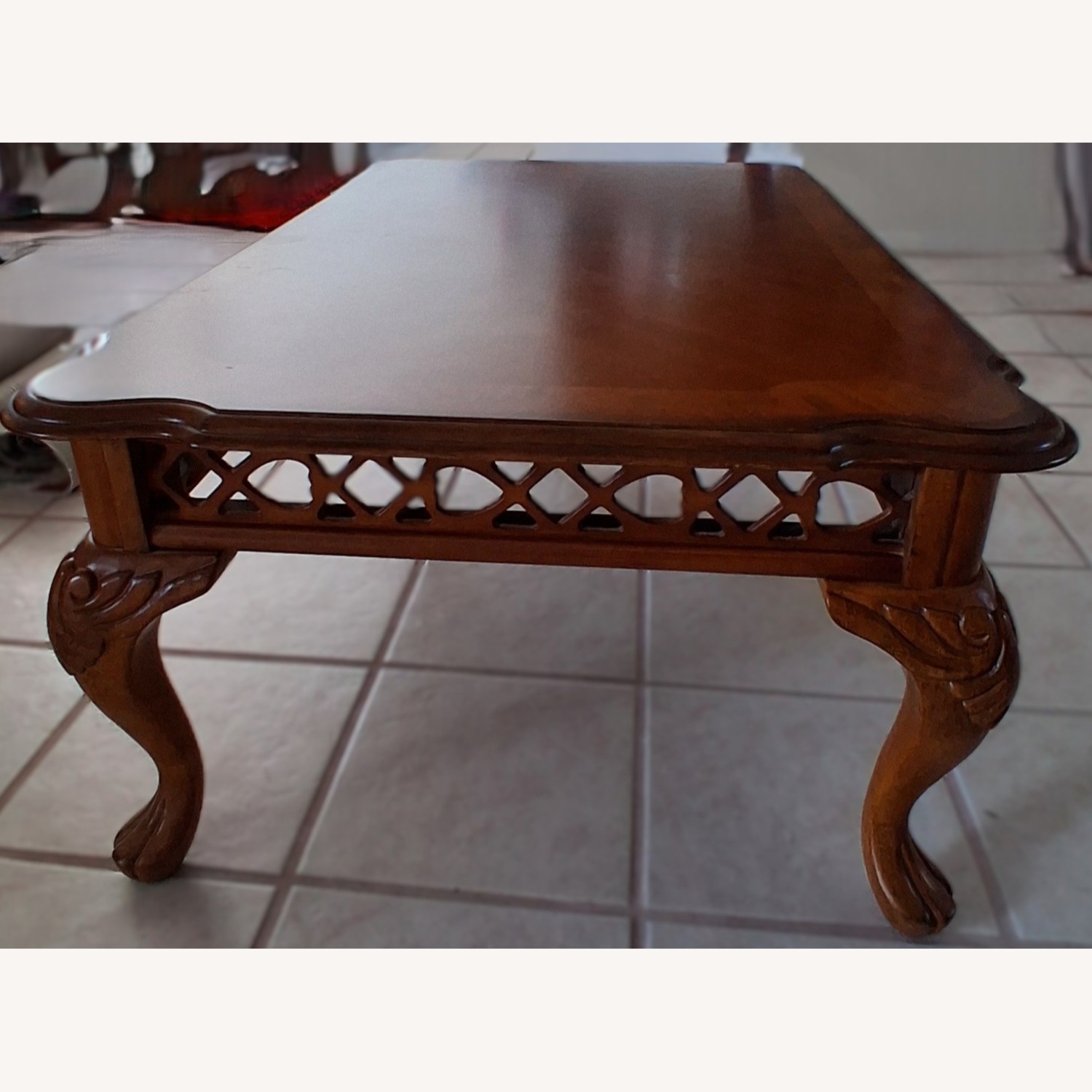 Chippendale Style Coffee & End Table Set - image-2