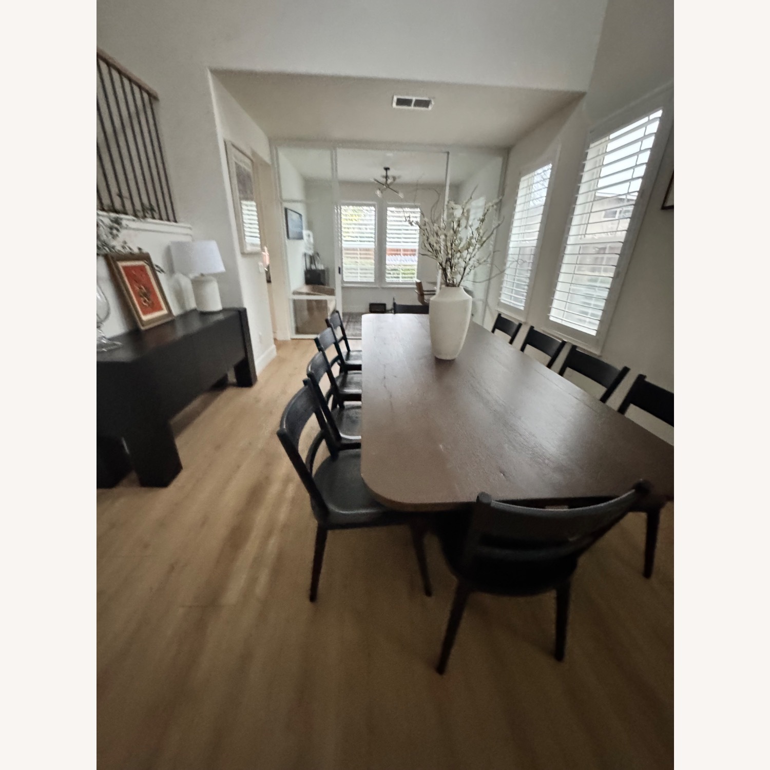 Restoration Hardware 108inch Linge Open Table - image-1