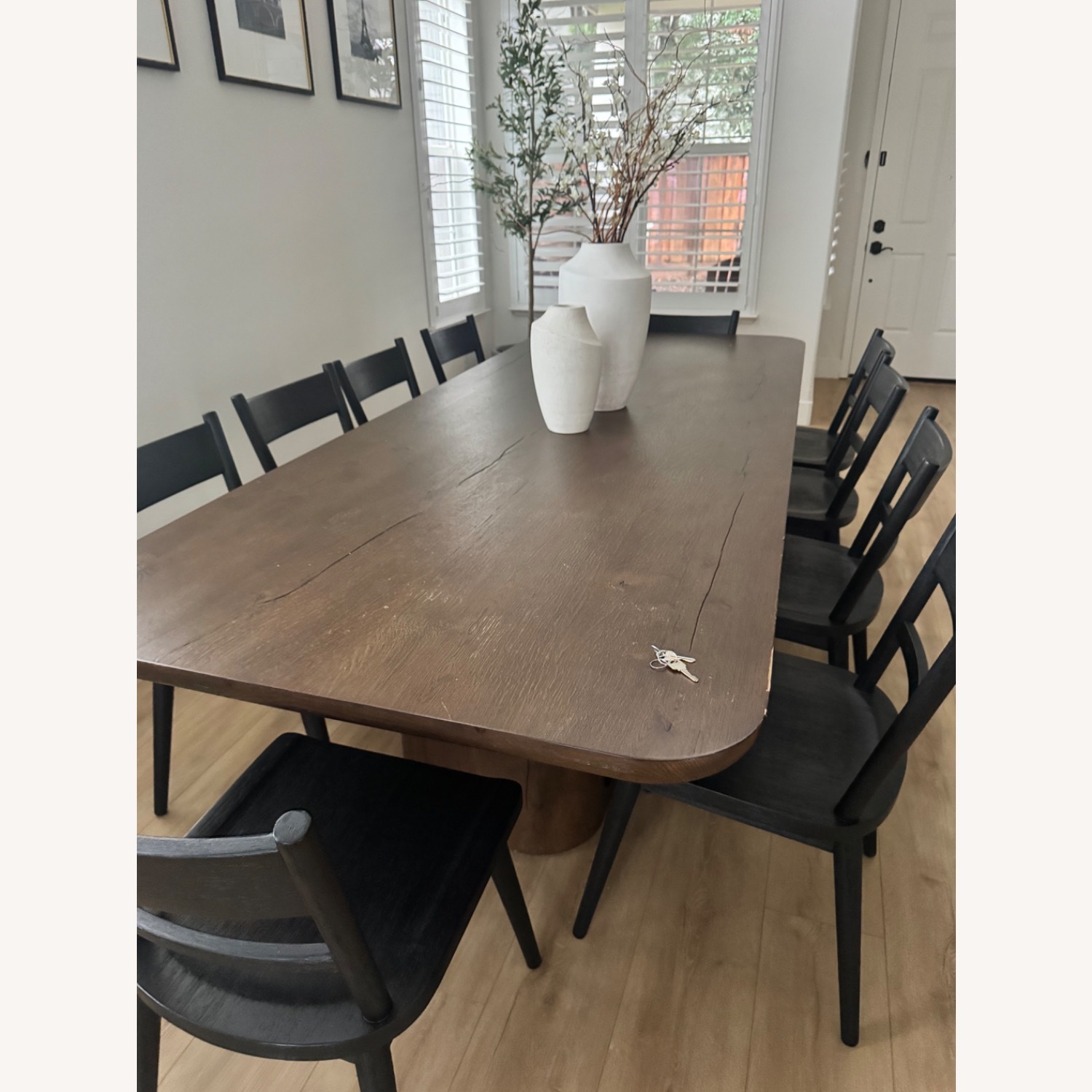 Restoration Hardware 108inch Linge Open Table - image-2