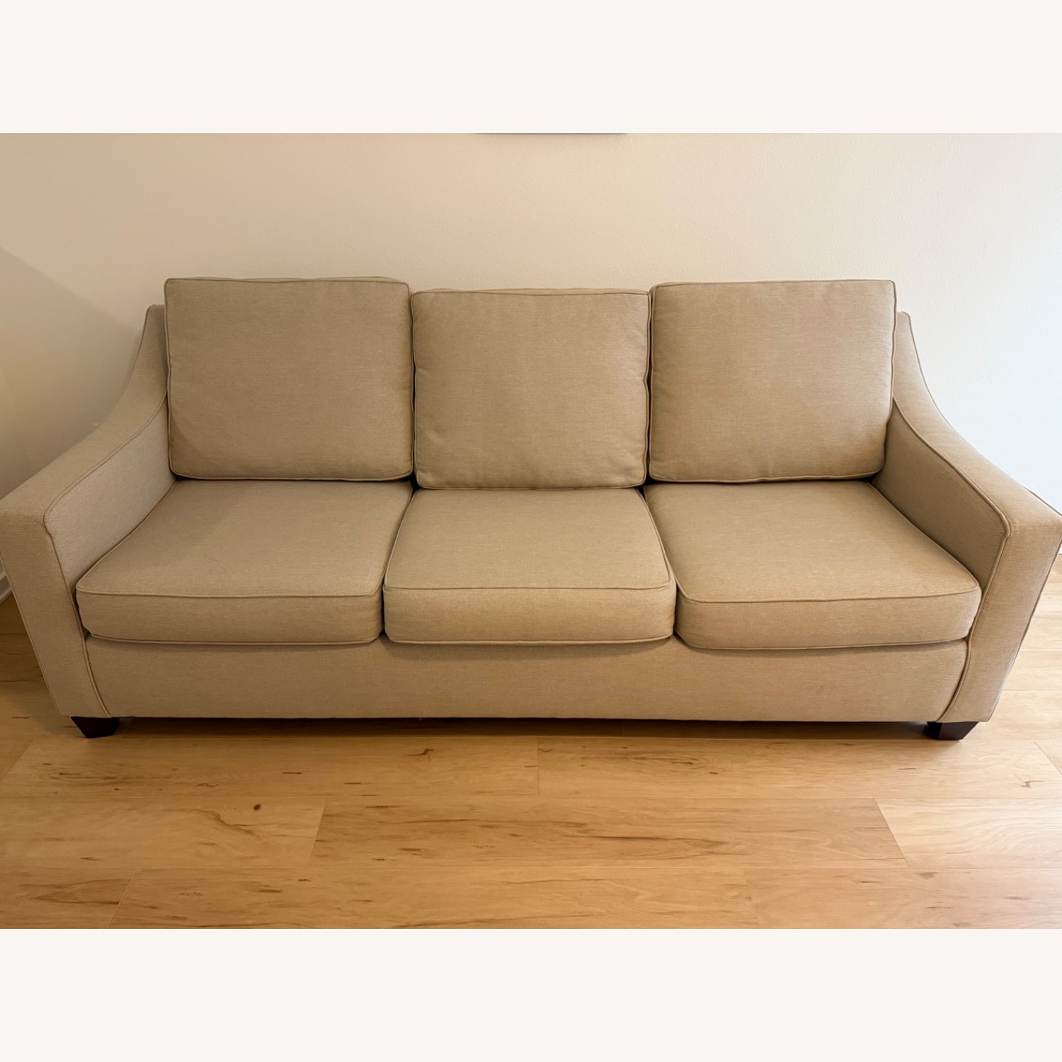 Pottery Barn Natural Fabric Sleeper Sofa - image-2