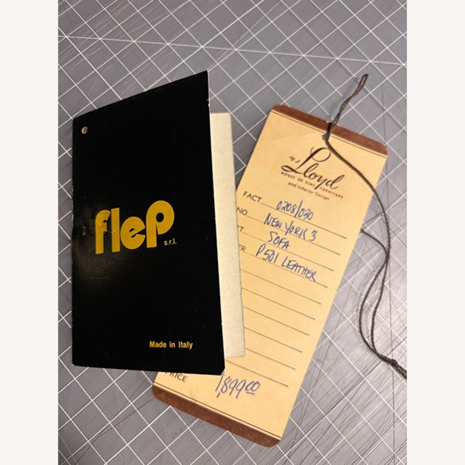 Light Gray Leather Matching Couch and Chair - image-7