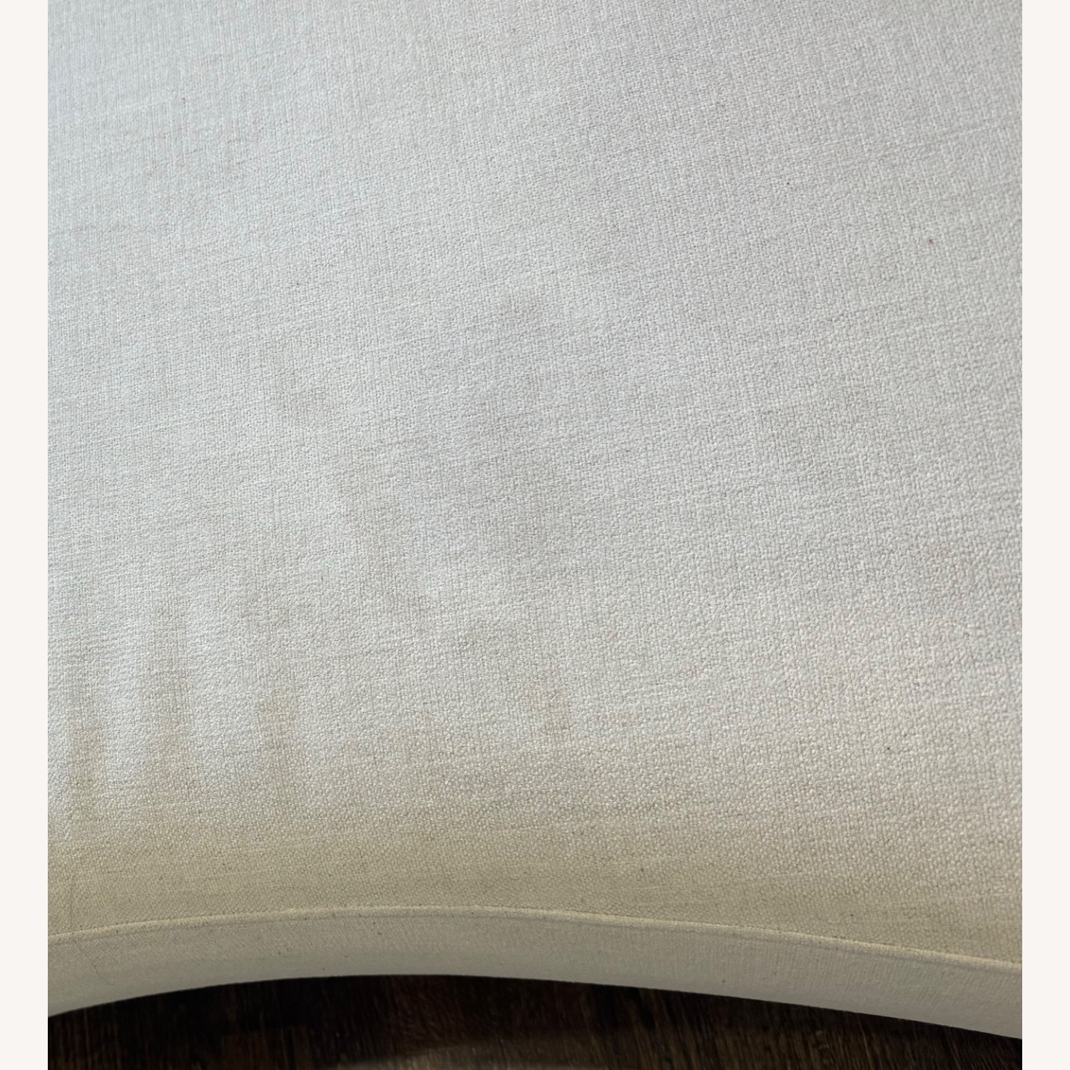 CB2 Curvy Ivory White Sofa - image-9