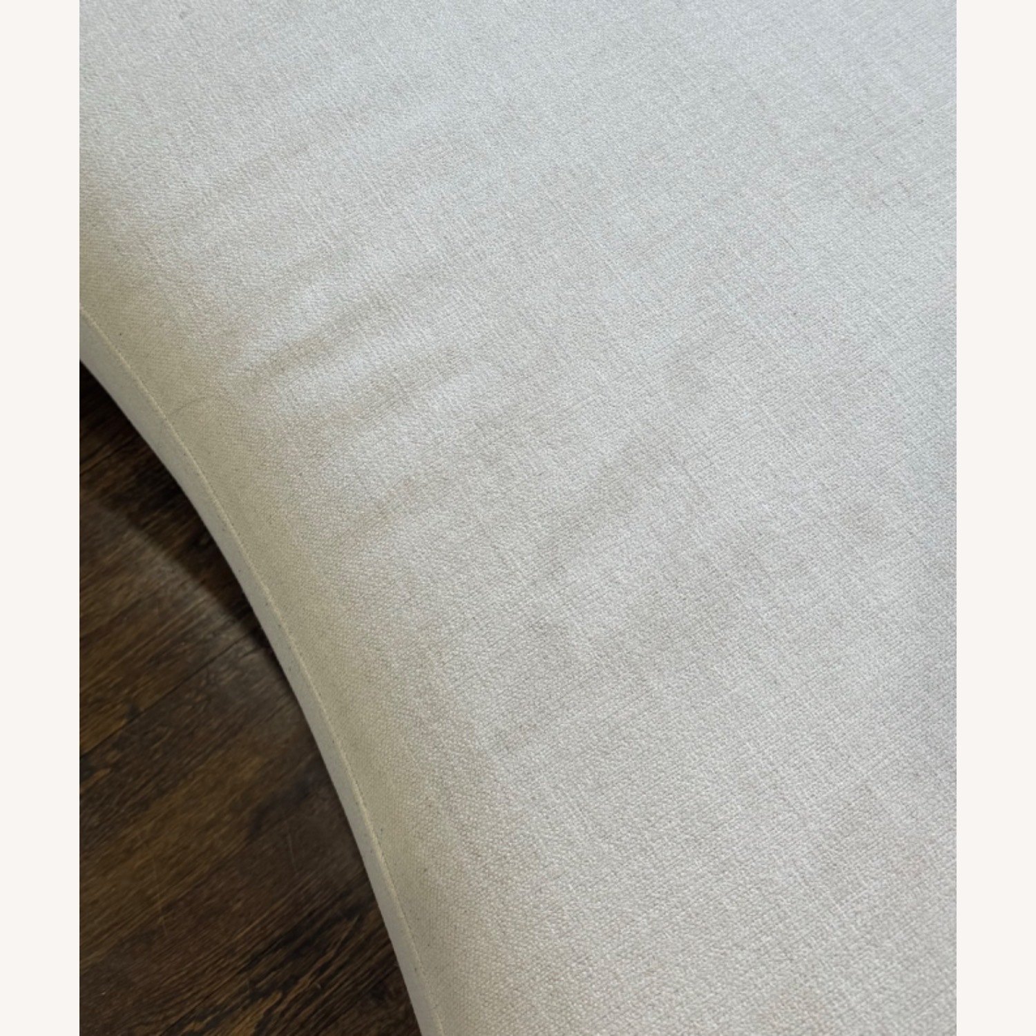CB2 Curvy Ivory White Sofa - image-8