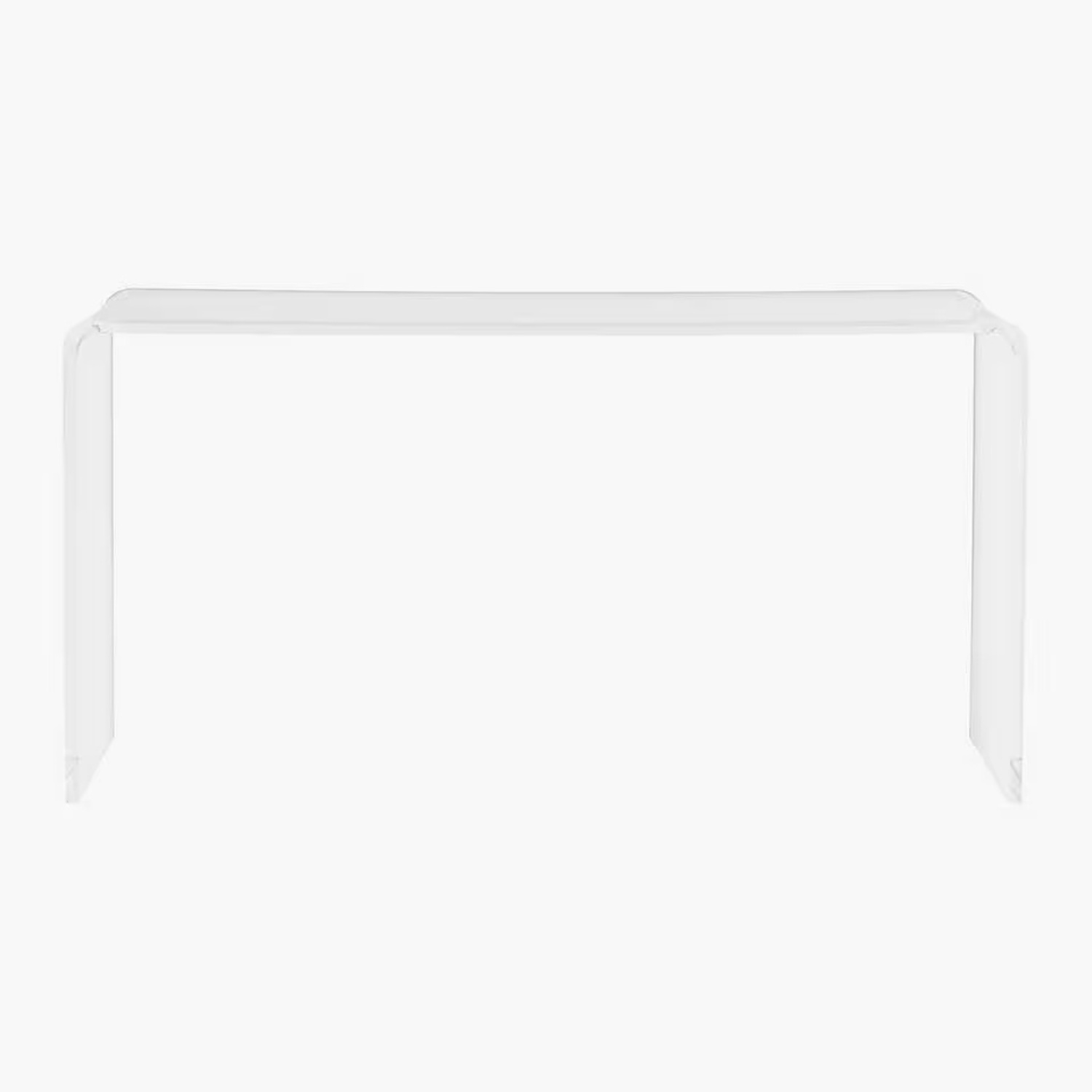 CB2 Peekabo Acrylic Console - image-0