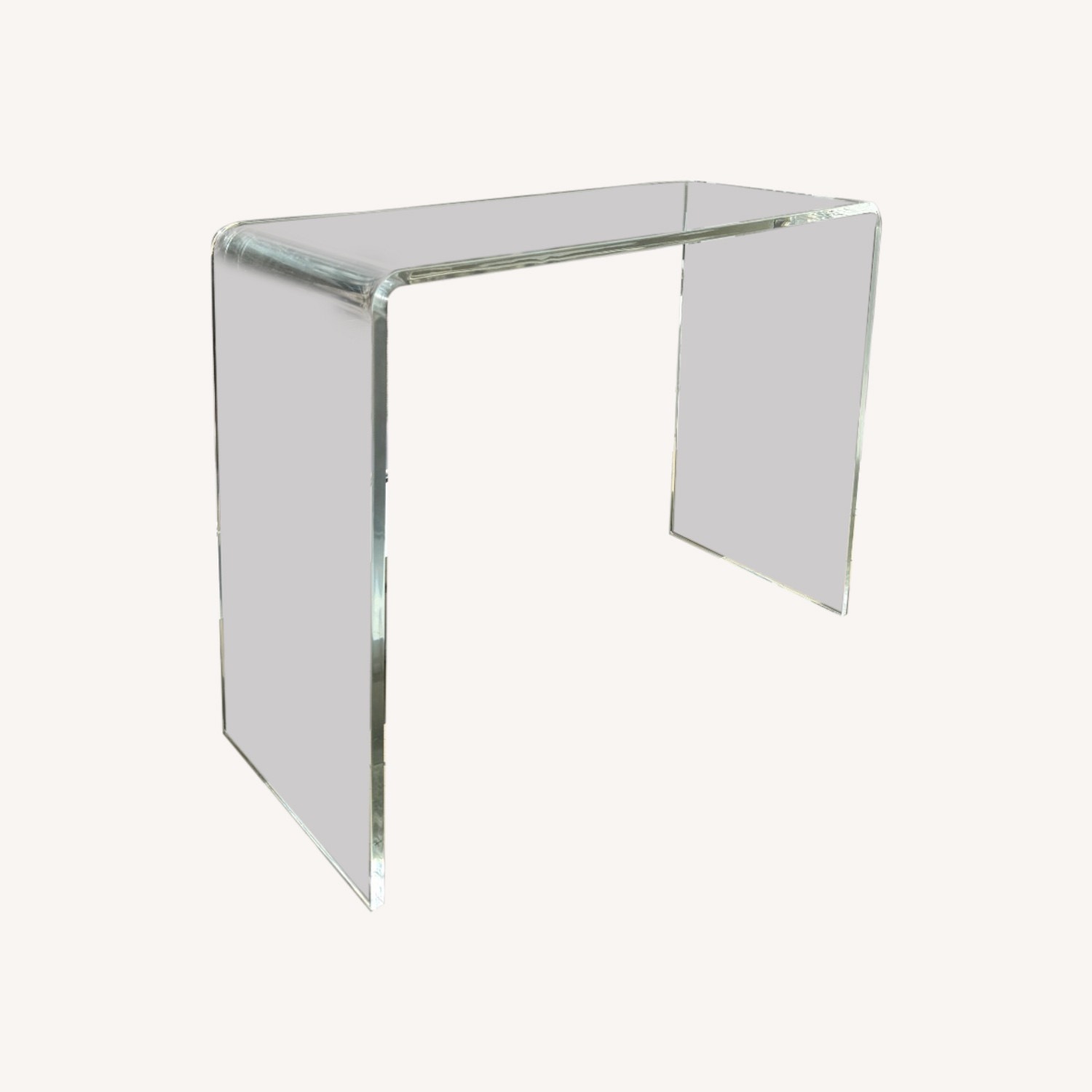 CB2 Peekabo Acrylic Console - image-4