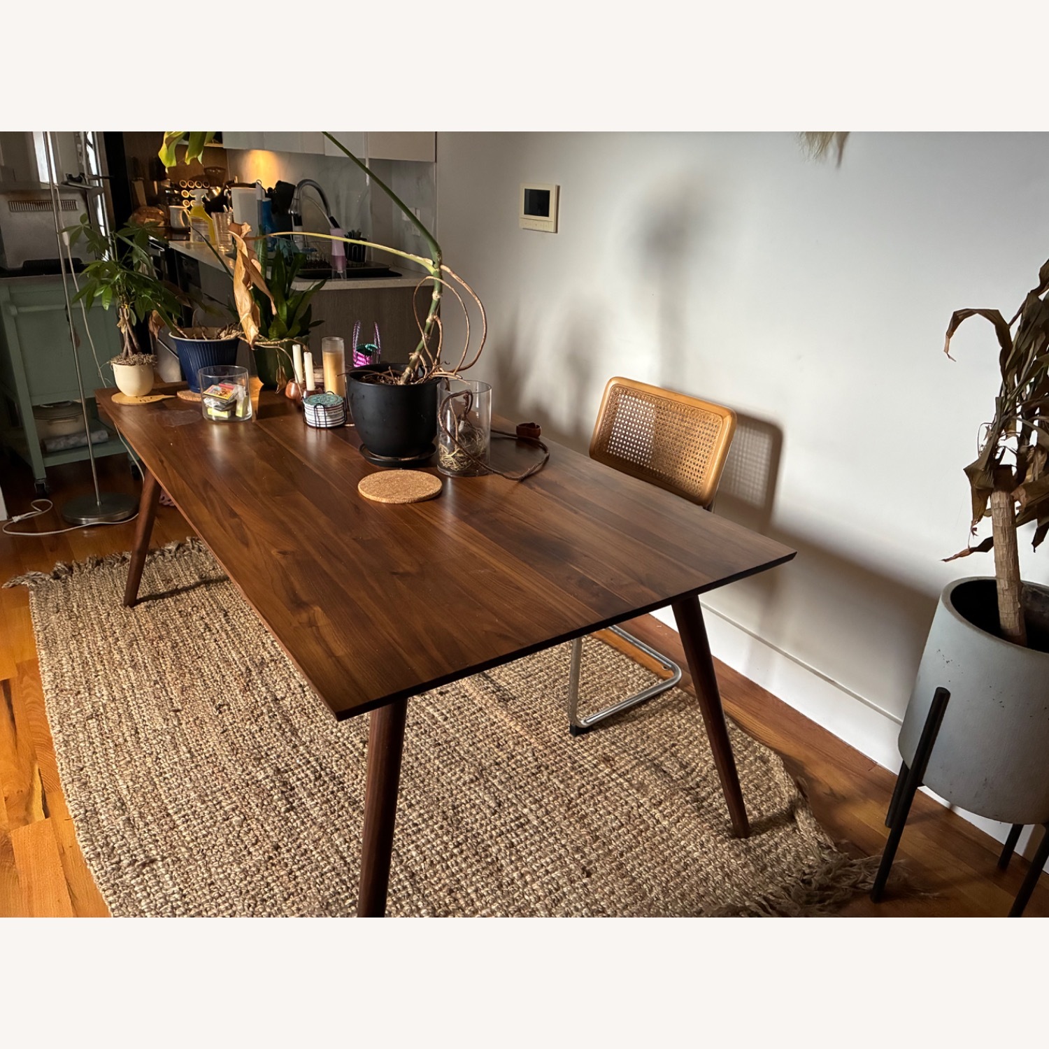 Article Seno 71” Mid-Century Walnut Dining Table - image-3