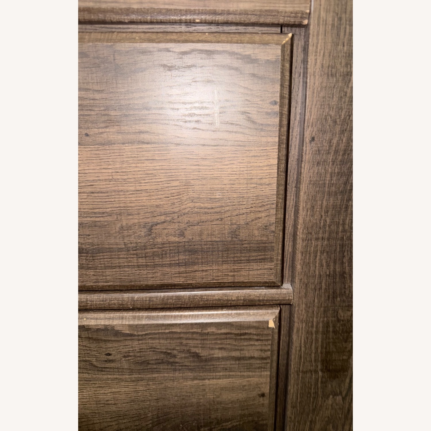 Art Van Dark Brown Wood Veneer Dresser - image-4