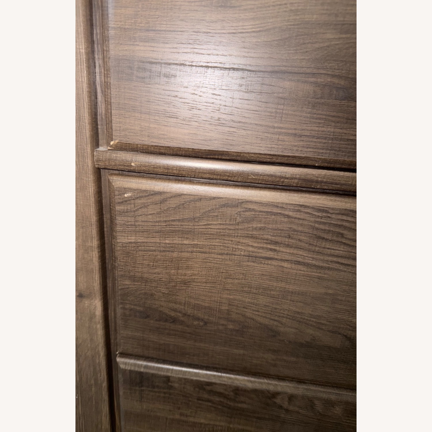 Art Van Dark Brown Wood Veneer Dresser - image-2