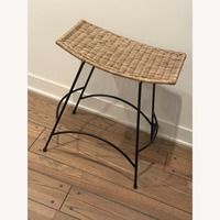 Vintage/Antique Natural Wicker Stools