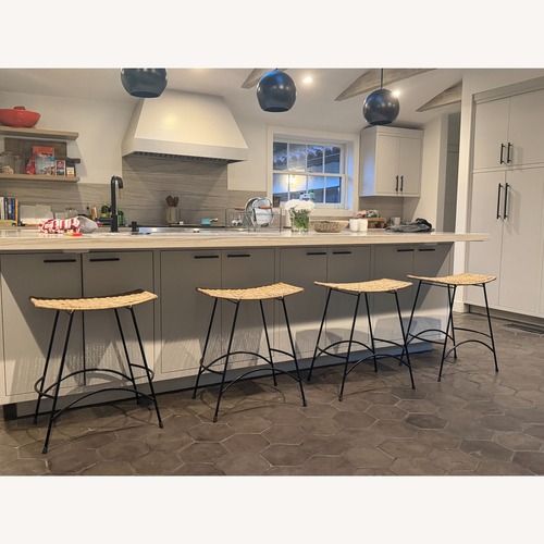 Used Vintage/Antique Natural Wicker Stools for sale on AptDeco