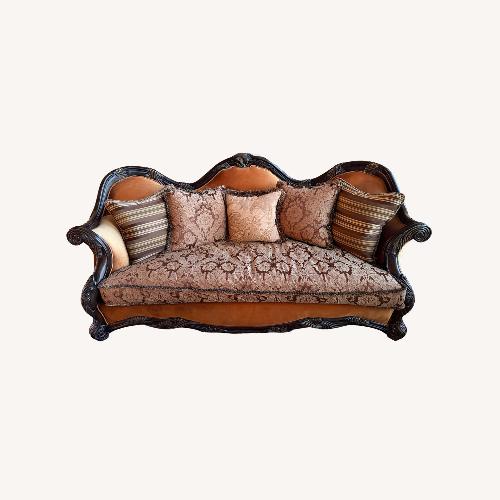 Used Michael Amini Sofa with Pillows for sale on AptDeco