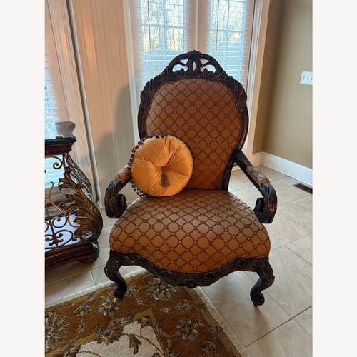 Used Michael Amini High Back Chair for sale on AptDeco