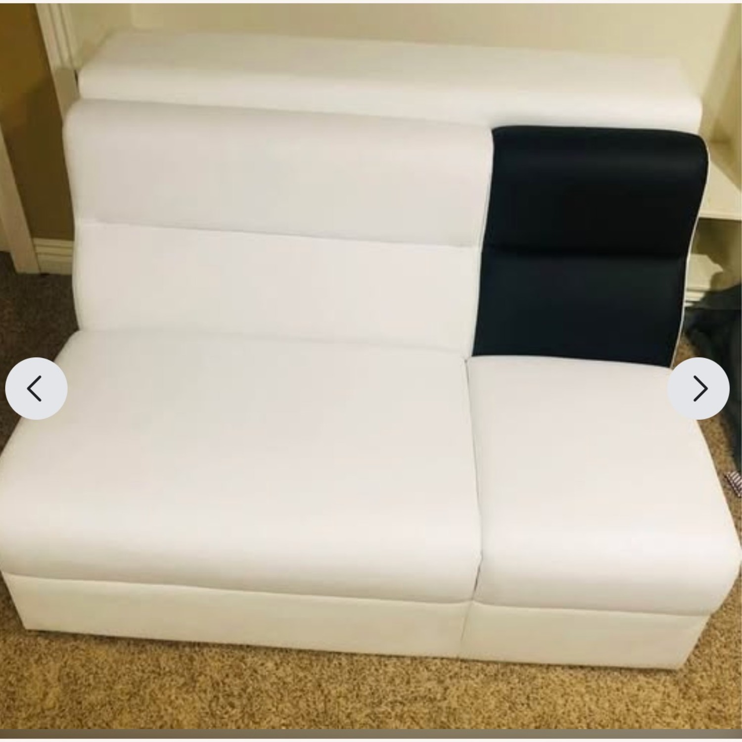 White Modern Couch - image-2