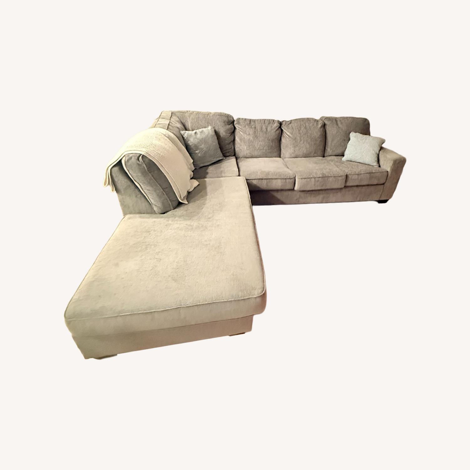 Ashley Furniture Light Gray 2 Piece Sectional - image-0