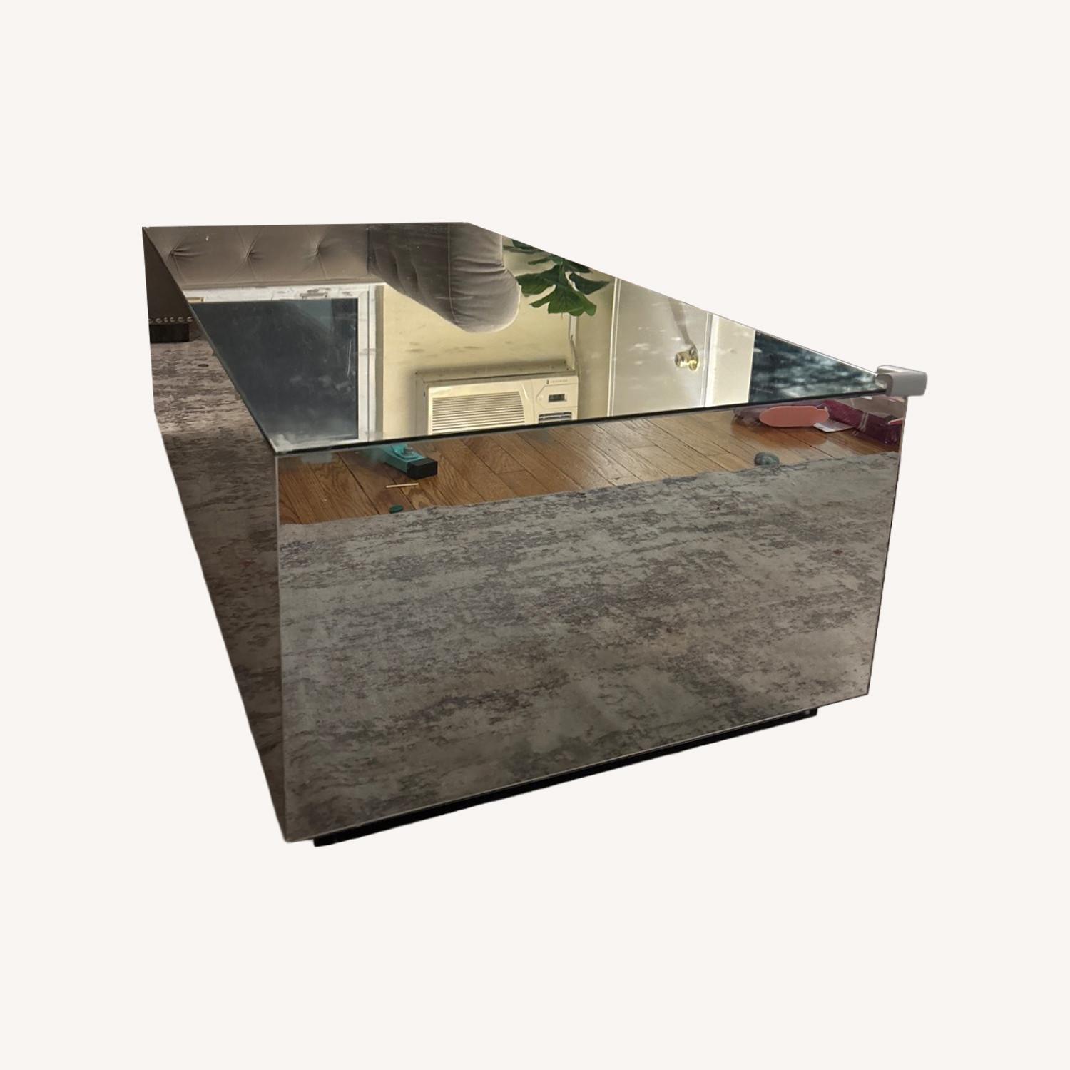 Contemporary Glass Coffee Table - image-0