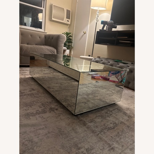 Used Contemporary Glass Coffee Table for sale on AptDeco