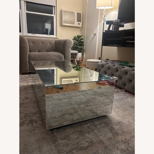 Used Contemporary Glass Coffee Table for sale on AptDeco