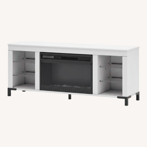 Used Ashley Furniture Fireplace TV Stand  for sale on AptDeco