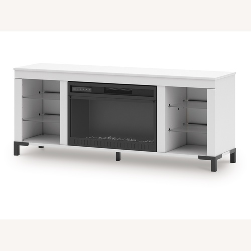 Used Ashley Furniture Fireplace TV Stand for sale on AptDeco