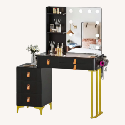 Used Makeup Vanity with 3 Lighting Colors for sale on AptDeco