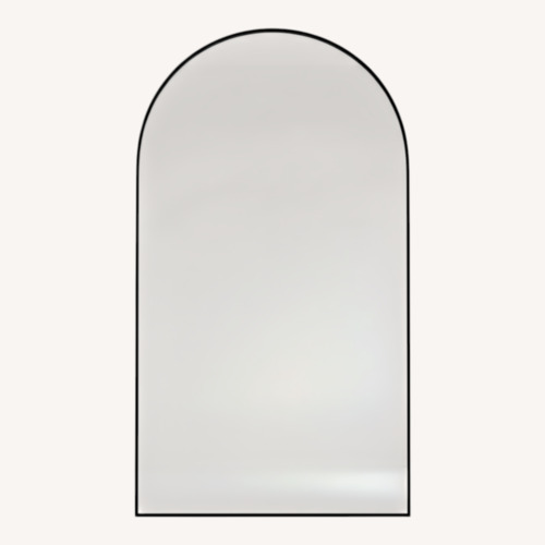 Used Black Aluminum Floor Mirror for sale on AptDeco