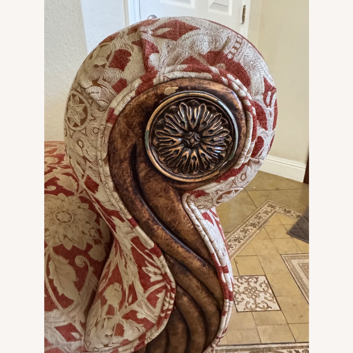 Fabric Chaise Lounge - image-12