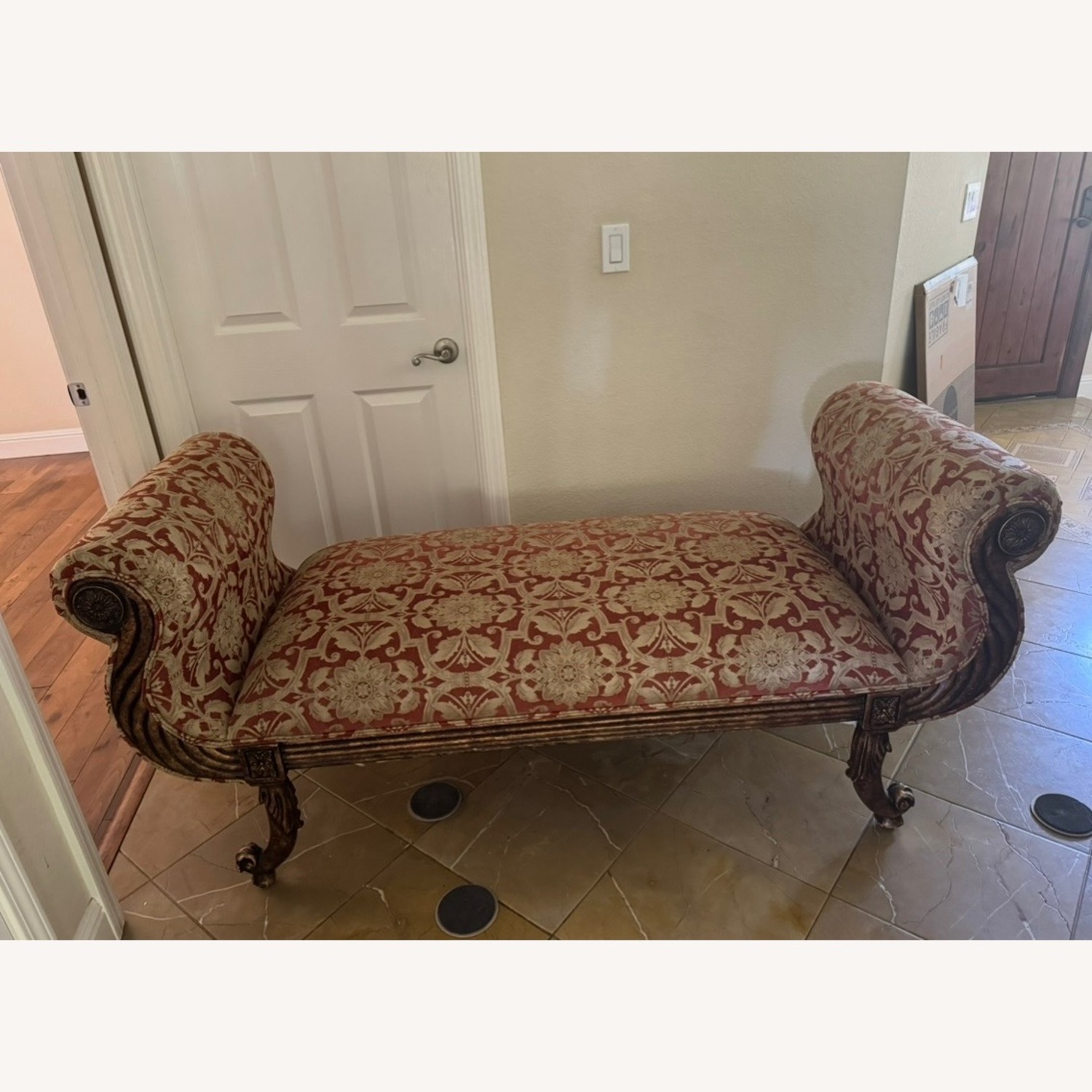 Fabric Chaise Lounge - image-1