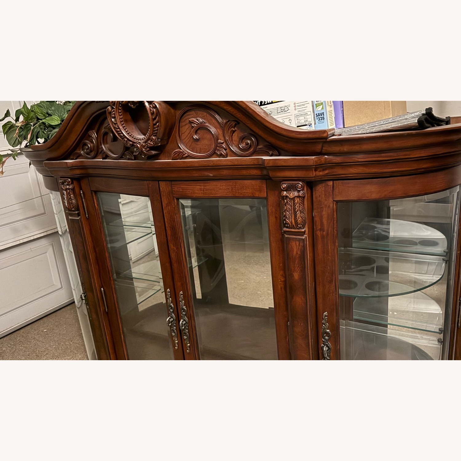 Dark Brown Wall Unit - image-1