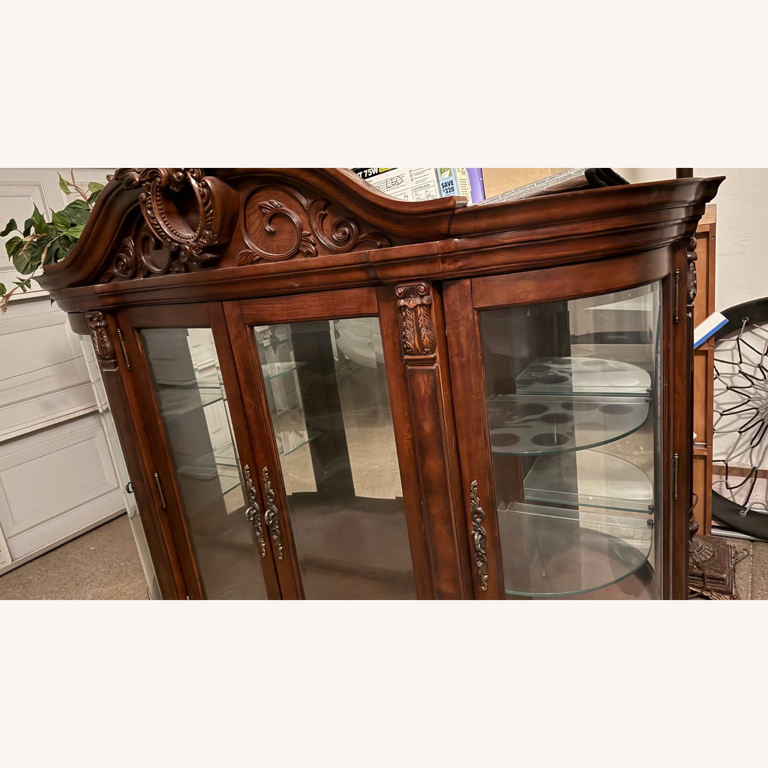 Dark Brown Wall Unit - image-3