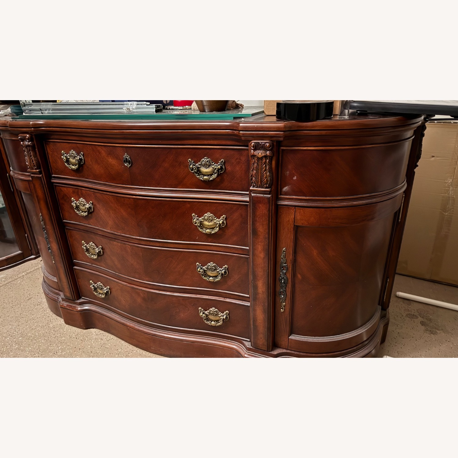 Dark Brown Wall Unit - image-2