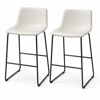 West Elm Slope Upholstered Bar Stools